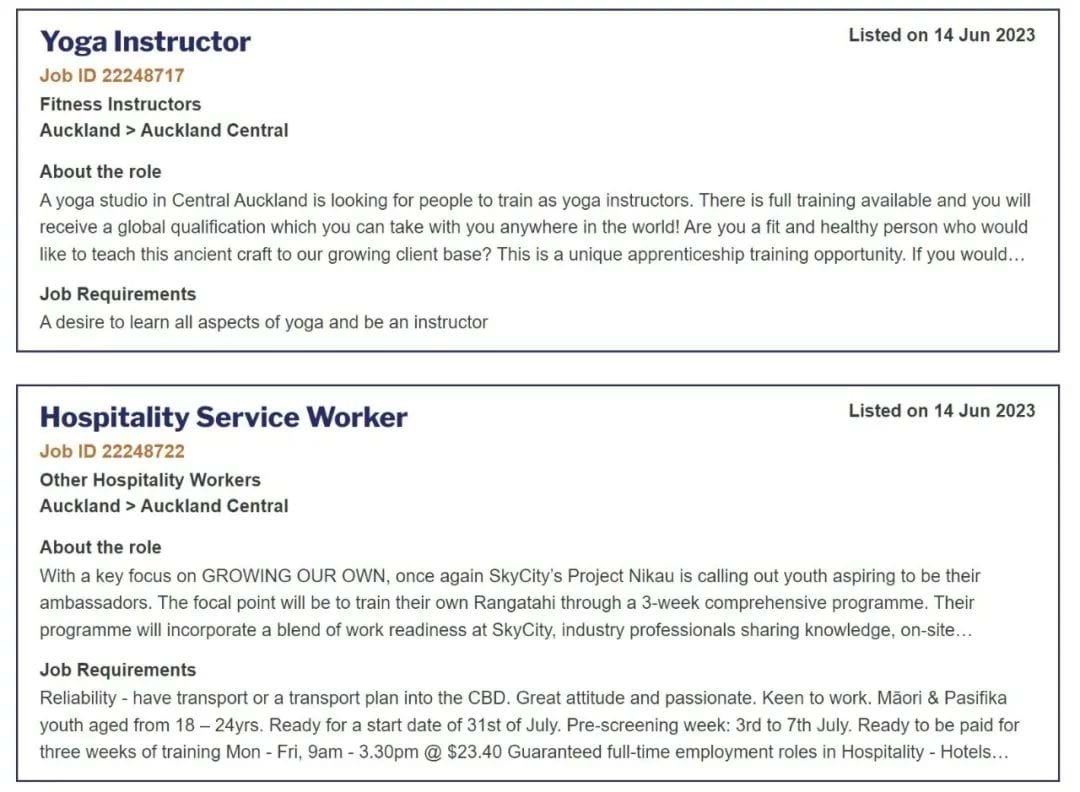 图片来源：Work & Income官网