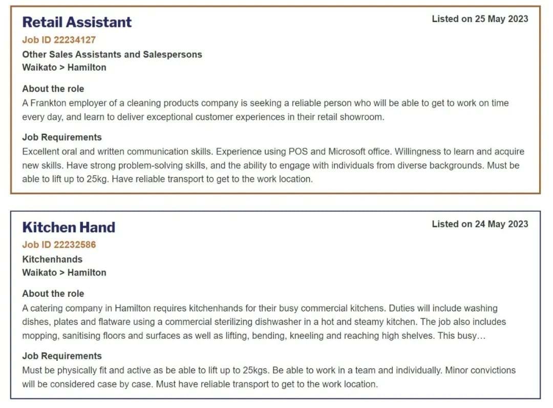 图片来源:Work & Income官网