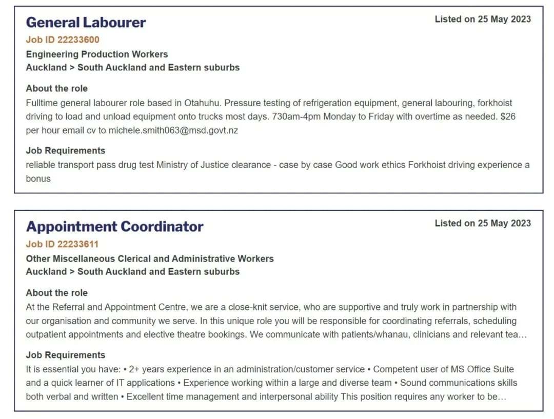 图片来源:Work & Income官网